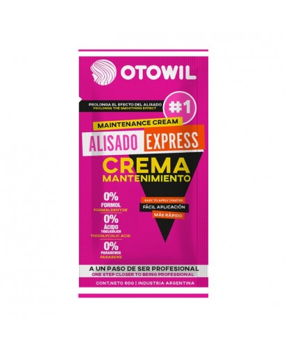 Otowil Tratamiento Capilar Alisado Express / 50 gr