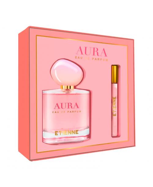 Estuche Etienne - Aura: Fragancia 50 ml y Perfumero 10 ml