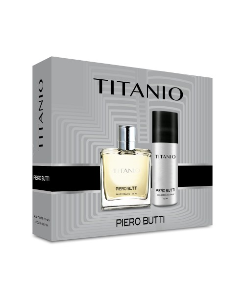 Estuche Piero Butti - Titanio: Fragancia 100 ml y Desodorante Spray 150 ml