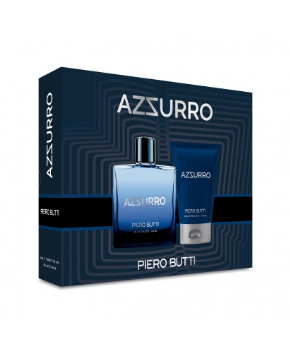 Estuche Piero Butti - Azzurro: Fragancia 100 ml y Gel After Shave 100 ml