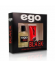 Estuche Ego - Black: Fragancia 75 ml y Gel After Shave 75 ml