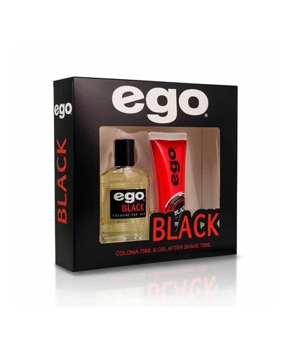 Estuche Ego - Black: Fragancia 75 ml y Gel After Shave 75 ml