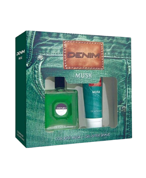 Estuche Denim - Musk: Fragancia 75 ml y Gel After Shave 100 ml