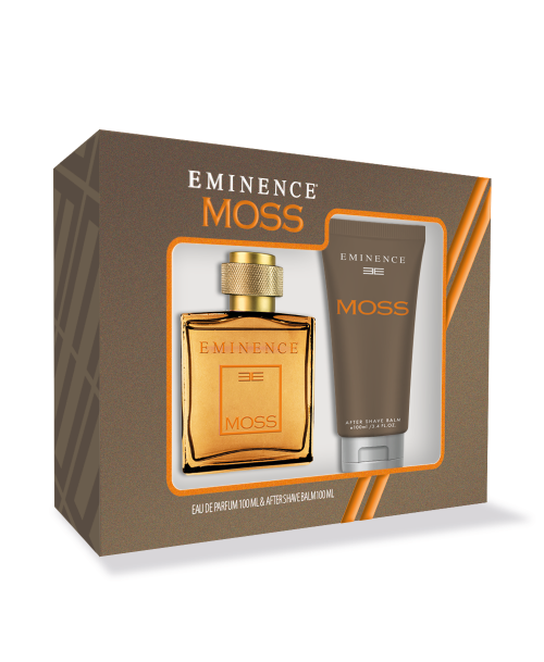 Estuche Eminence - Moss: Fragancia 100 ml y Gel After Shave 100 ml