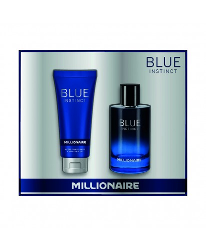 Estuche Millionaire - Blue Instinct: Balsamo After Shave 100 ml y Fragancia 100 ml