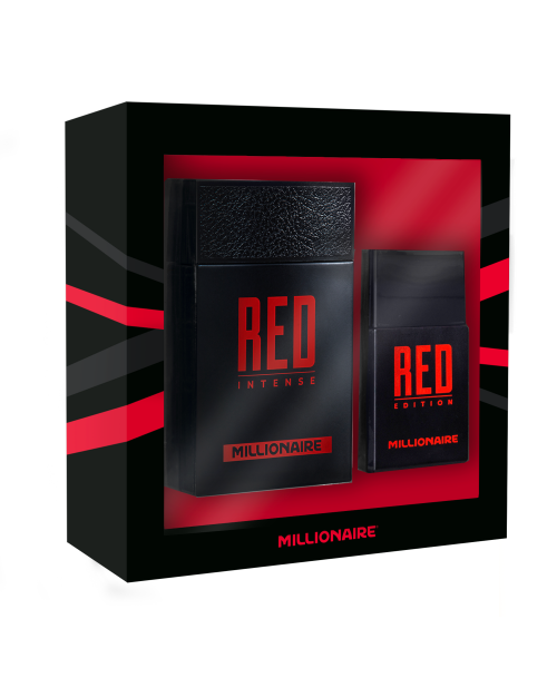 Estuche Millionaire - Red Intense: Fragancia 95 ml y Perfumero 30 ml