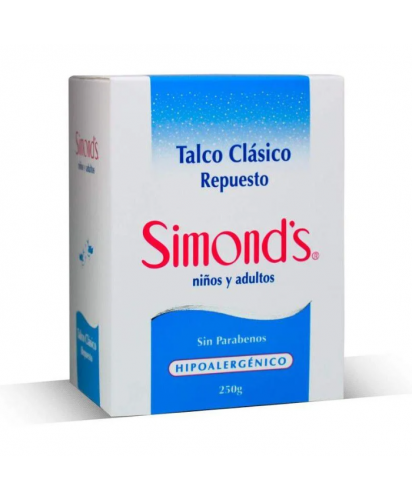 Simond's Repuesto Talco Clasico / 250 grs