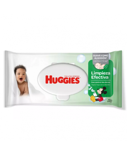 Huggies Toallitas Humedas - Limpieza Efectiva / 48 uns