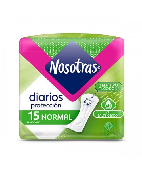 Nosotras Protectores Diarios Natural / 40 uns