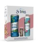 Estuche St. Ives: Crema Corporal 532 ml, Gel de Ducha 432 ml y Esponja Malla de Regalo