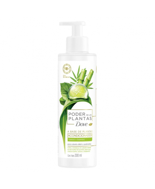 Dove Acondicionador a Base de Plantas: Fuerza y Bambu / 300 ml