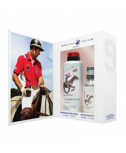 Estuche Beverly Hills Polo Club Sport One: Desodorante Spray 175 ml y Colonia 50 ml