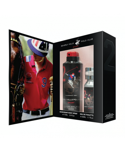 Estuche Beverly Hills Polo Club Sport One: Desodorante Spray 175 ml y Colonia 50 ml