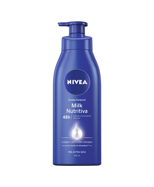 Nivea Crema Corporal Milk Nutritiva / 400 ml