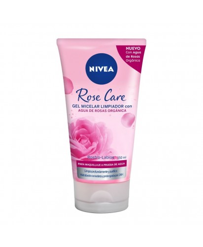 Nivea Agua Micelar Limpiadora Rose Care / 150 ml