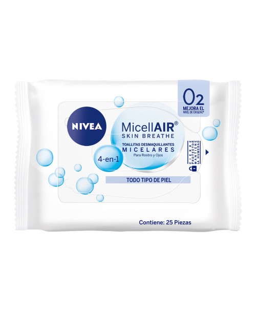 Nivea Toallitas Desmaquillantes Micelares / 25 uns