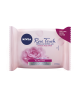 Nivea Toallitas Desmaquillantes Rose Touch / 25 uns