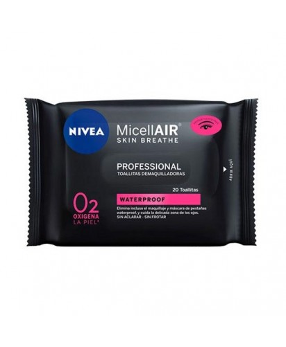 Nivea Toallitas Desmaquillantes Professional / 20 uns