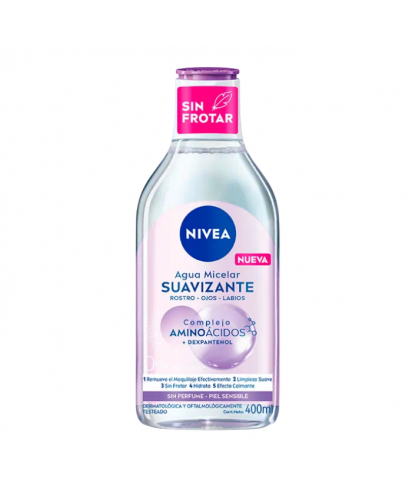 Nivea Agua Micelar Suavizante / 400 ml