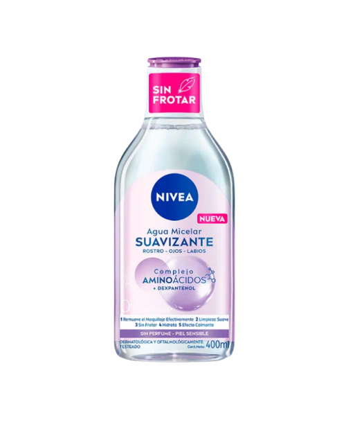 Nivea Agua Micelar Suavizante / 400 ml