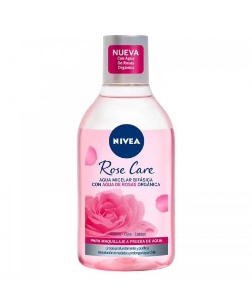 Nivea Agua Micelar Rose Care / 400 ml