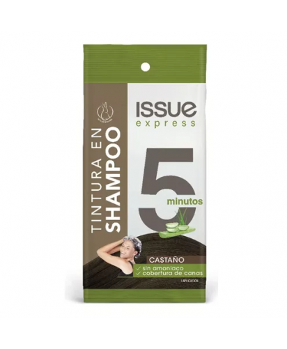 Issue Express Tintura en Shampoo Castaño