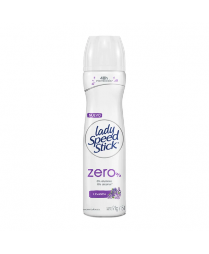 Lady Speed Stick Desodorante Spray Zero % Lavanda / 150 ml