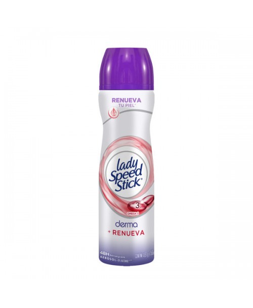 Lady Speed Stick Desodorante Spray Derma + Renueva Omega 3 / 150 ml