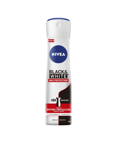 Nivea Desodorante Spray Black & White Max Protection / 150 ml