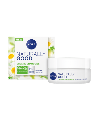 Nivea Crema Facial Naturally Good Manzanilla / 50 ml