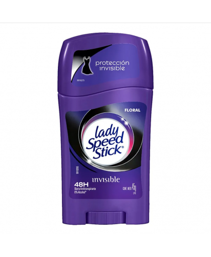 Lady Speed Stick Desodorante Barra Invisible / 45 grs