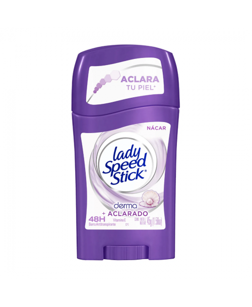 Lady Speed Stick Desodorante Barra Derma + Aclarado / 45 grs